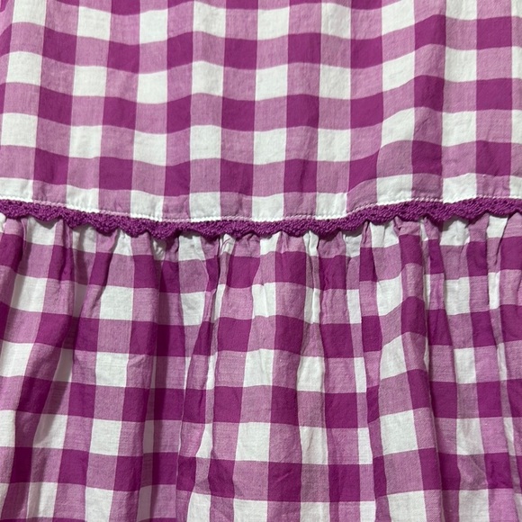 Janie and Jack Purple White Tiered Casual Sundress - Picture 5 of 10